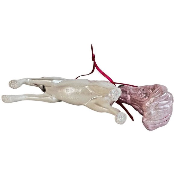 Hallmark Keepsake Christmas Ornament Stunning Unicorn White Pink 2019 In Box - Picture 9 of 11